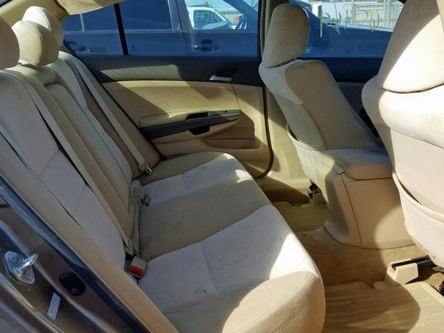 1HGCP26408A028855 - 2008 HONDA ACCORD LXP GOLD photo 6