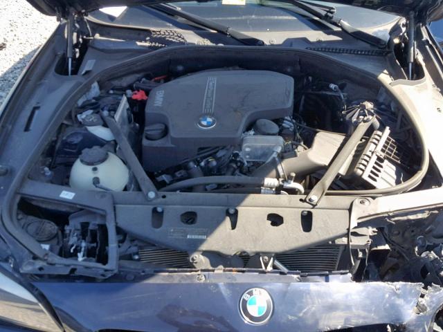 WBAXH5C54DD113893 - 2013 BMW 528 XI BLUE photo 7