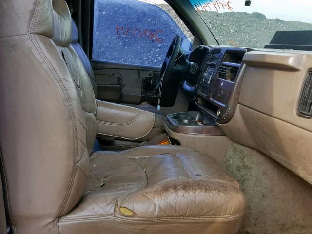 1GBFG15T631150244 - 2003 CHEVROLET EXPRESS G1 BLUE photo 5