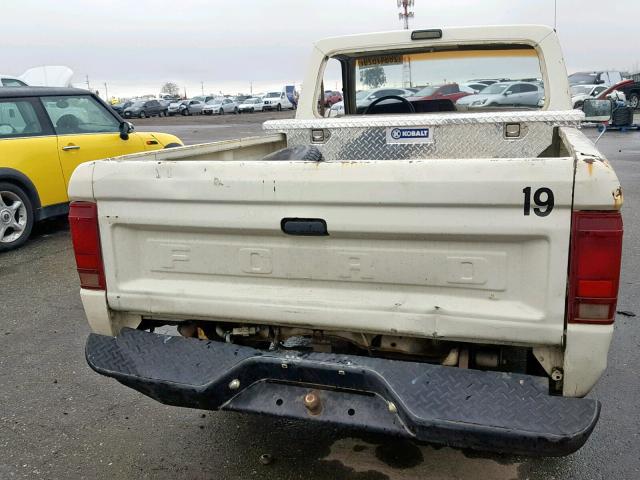 1FTCR10A4KUB25189 - 1989 FORD RANGER WHITE photo 9