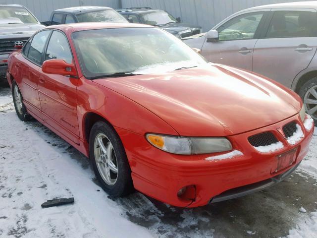 1G2WP52K21F262736 - 2001 PONTIAC GRAND PRIX RED photo 1
