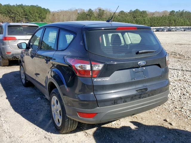 1FMCU0F76JUC98162 - 2018 FORD ESCAPE S BLACK photo 3