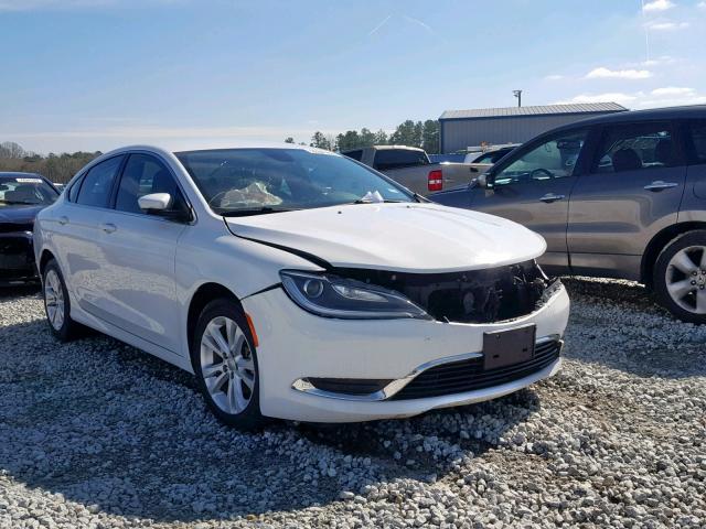 1C3CCCAB4GN108662 - 2016 CHRYSLER 200 LIMITE WHITE photo 1