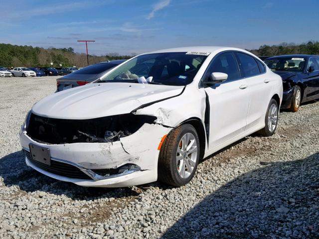 1C3CCCAB4GN108662 - 2016 CHRYSLER 200 LIMITE WHITE photo 2