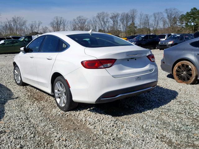 1C3CCCAB4GN108662 - 2016 CHRYSLER 200 LIMITE WHITE photo 3