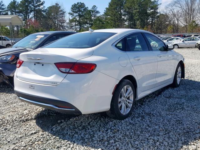 1C3CCCAB4GN108662 - 2016 CHRYSLER 200 LIMITE WHITE photo 4