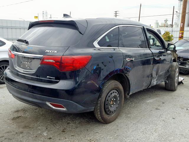 5FRYD4H86FB023848 - 2015 ACURA MDX ADVANC BLACK photo 4