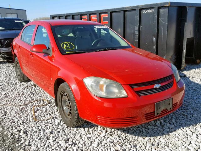 1G1AT58H997125739 - 2009 CHEVROLET COBALT LT RED photo 1