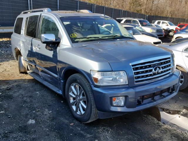 5N3AA08C48N907853 - 2008 INFINITI QX56 BLUE photo 1