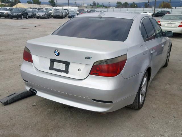 WBANA53595B856798 - 2005 BMW 525 I SILVER photo 4