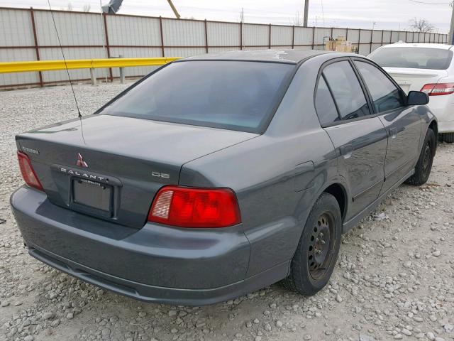 4A3AA36G52E018570 - 2002 MITSUBISHI GALANT DE GRAY photo 4