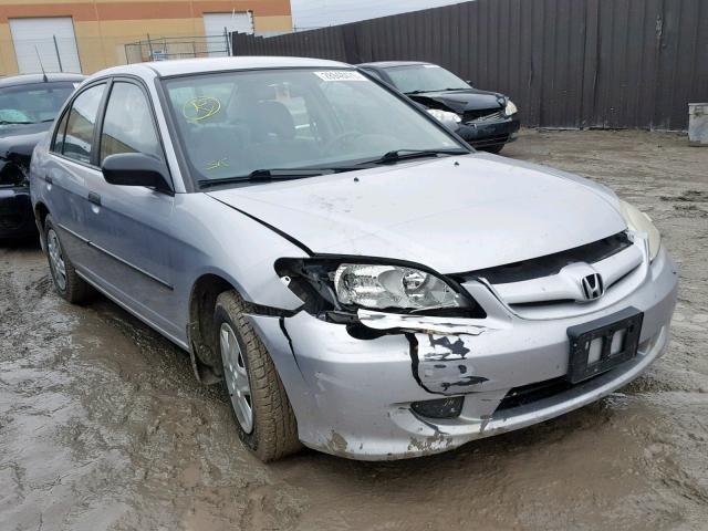 2HGES16355H042126 - 2005 HONDA CIVIC DX V SILVER photo 1