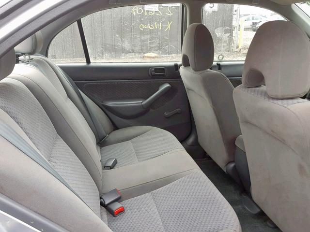 2HGES16355H042126 - 2005 HONDA CIVIC DX V SILVER photo 6