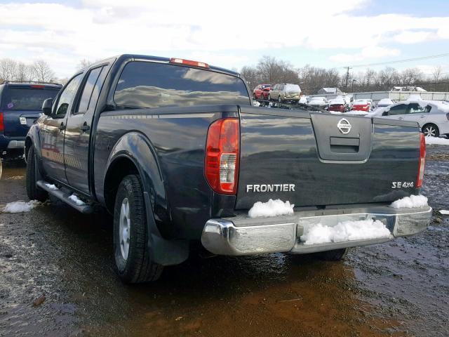 1N6AD09W88C419785 - 2008 NISSAN FRONTIER C BLACK photo 3