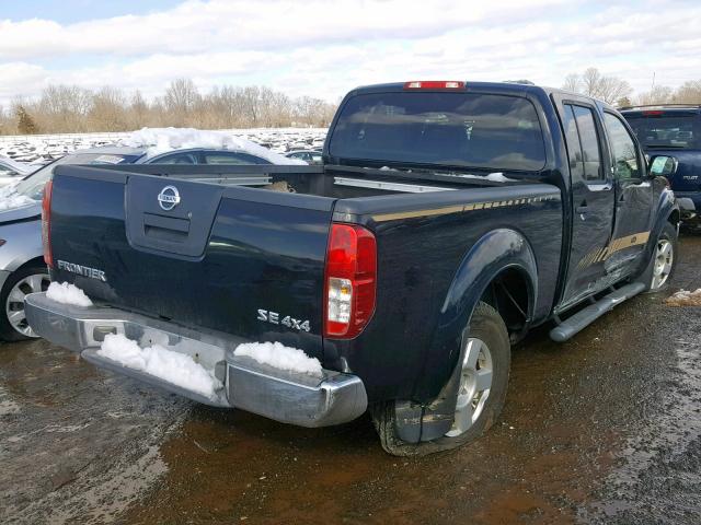 1N6AD09W88C419785 - 2008 NISSAN FRONTIER C BLACK photo 4