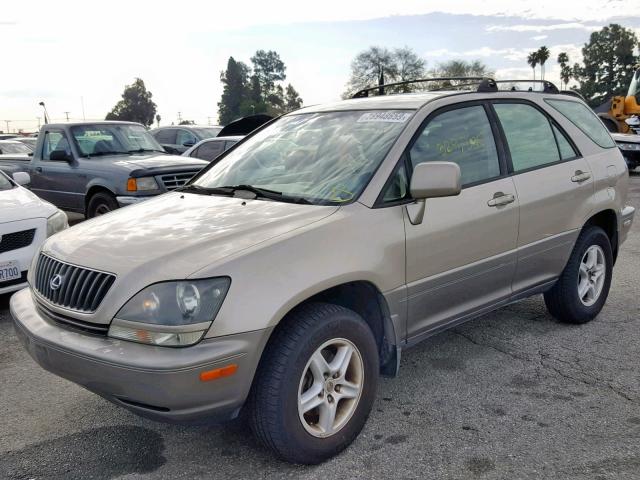 JT6GF10U6X0031521 - 1999 LEXUS RX 300 TAN photo 2