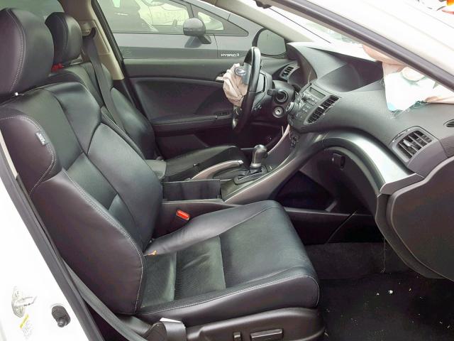 JH4CU2F67CC019431 - 2012 ACURA TSX TECH WHITE photo 5