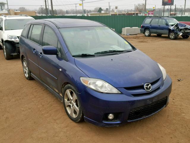 JM1CR293970136505 - 2007 MAZDA 5 BLUE photo 1