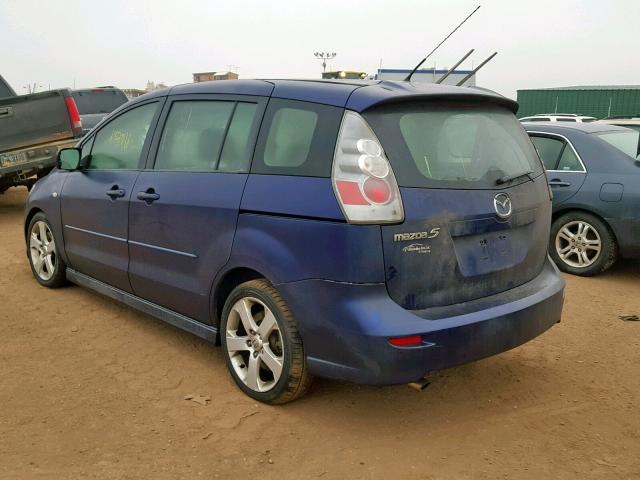 JM1CR293970136505 - 2007 MAZDA 5 BLUE photo 3