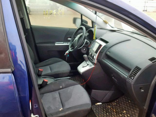 JM1CR293970136505 - 2007 MAZDA 5 BLUE photo 5