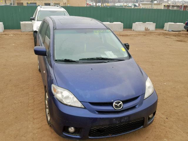 JM1CR293970136505 - 2007 MAZDA 5 BLUE photo 9