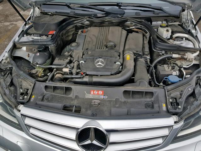 WDDGF4HB0CR235529 - 2012 MERCEDES-BENZ C 250 SILVER photo 7