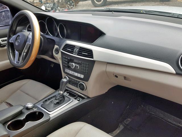 WDDGF4HB0CR235529 - 2012 MERCEDES-BENZ C 250 SILVER photo 9