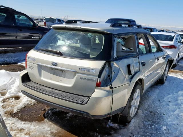 4S4BP61C877326481 - 2007 SUBARU LEGACY OUT GOLD photo 4