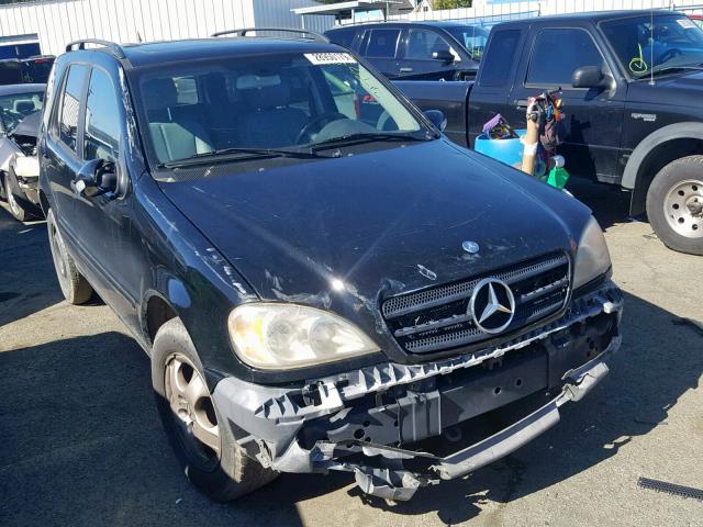 4JGAB54EX2A306598 - 2002 MERCEDES-BENZ ML 320 BLACK photo 1