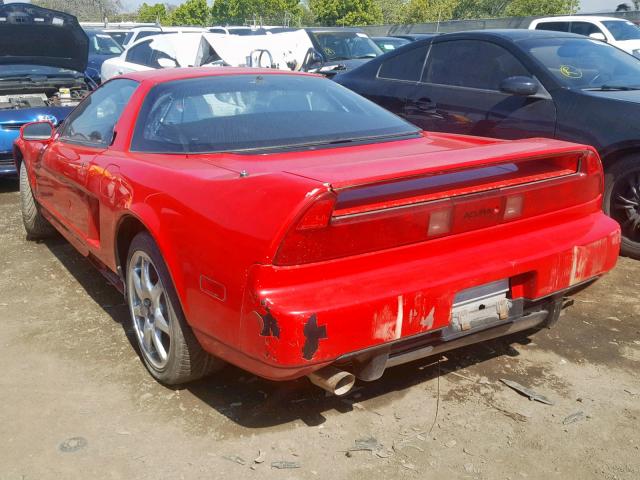 JH4NA1180ST000352 - 1995 ACURA NSX T RED photo 3