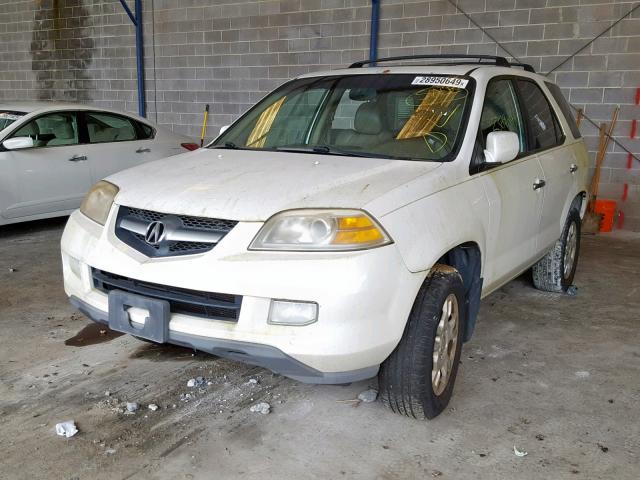 2HNYD18894H534780 - 2004 ACURA MDX TOURIN WHITE photo 2