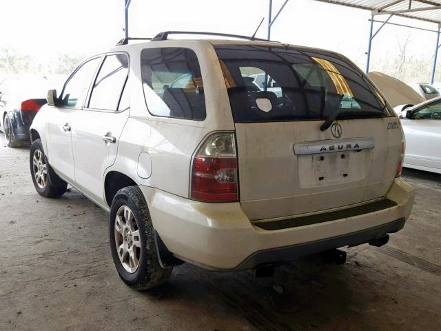 2HNYD18894H534780 - 2004 ACURA MDX TOURIN WHITE photo 3