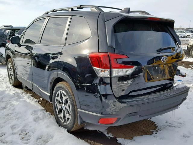 JF2SKAGC7KH448881 - 2019 SUBARU FORESTER P BLACK photo 3