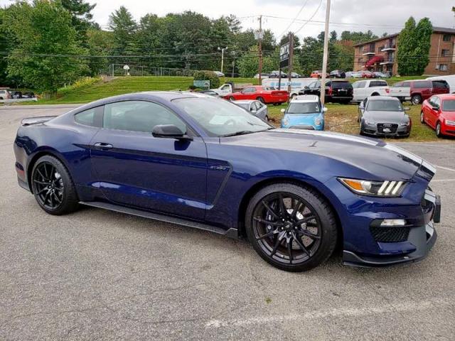 1FA6P8JZ3J5501024 - 2018 FORD MUSTANG SH BLUE photo 2