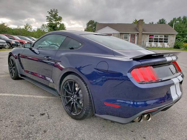 1FA6P8JZ3J5501024 - 2018 FORD MUSTANG SH BLUE photo 4