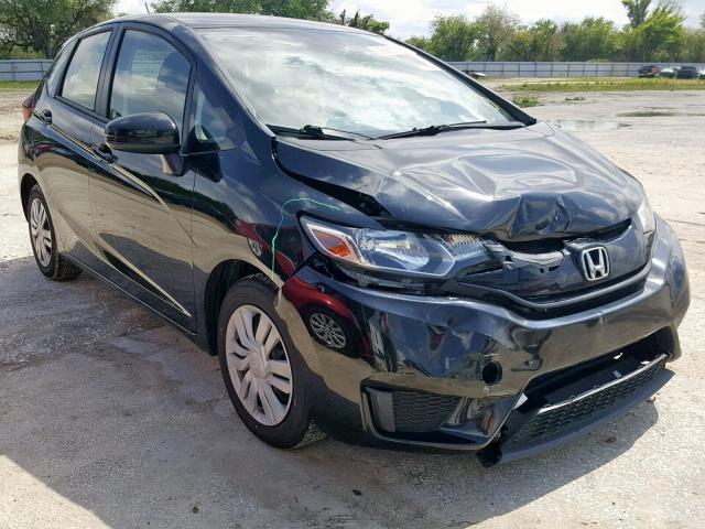 JHMGK5H59GX002397 - 2016 HONDA FIT LX BLACK photo 1