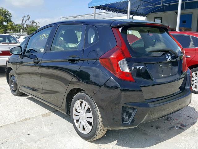 JHMGK5H59GX002397 - 2016 HONDA FIT LX BLACK photo 3