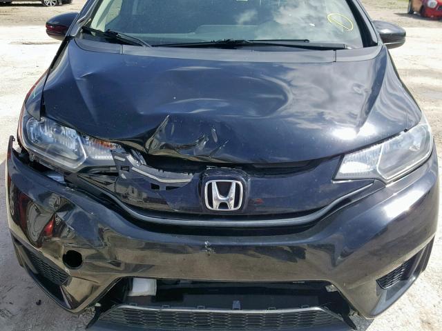 JHMGK5H59GX002397 - 2016 HONDA FIT LX BLACK photo 9