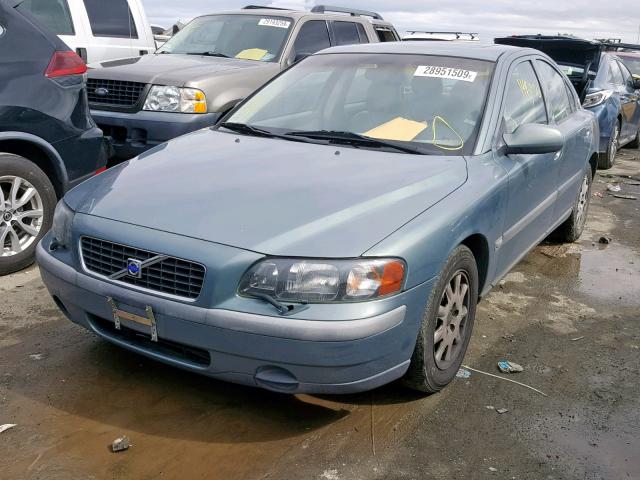 YV1RS61R522111758 - 2002 VOLVO S60 BLUE photo 2