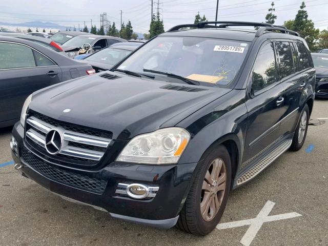 4JGBF71E98A390530 - 2008 MERCEDES-BENZ GL 450 4MA BLACK photo 2