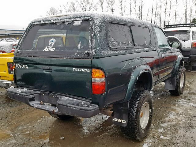 5TEPM62N41Z750436 - 2001 TOYOTA TACOMA GREEN photo 4