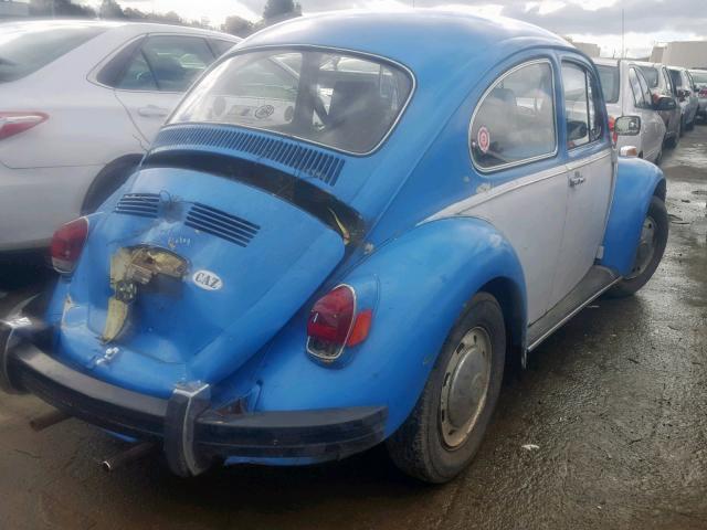 1102023296 - 1970 VOLKSWAGEN BEETLE BLUE photo 4