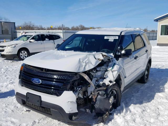 1FM5K8AR4FGC42622 - 2015 FORD EXPLORER P WHITE photo 2