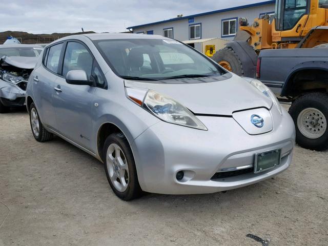 JN1AZ0CP0BT001124 - 2011 NISSAN LEAF SV GRAY photo 1