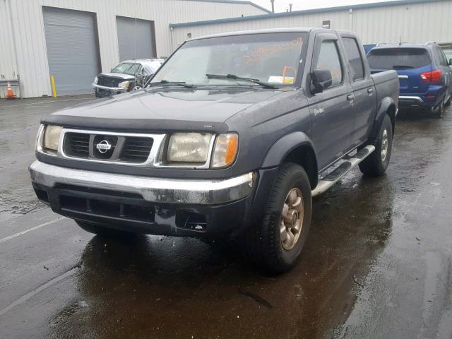 1N6ED27Y6YC431550 - 2000 NISSAN FRONTIER C GRAY photo 2