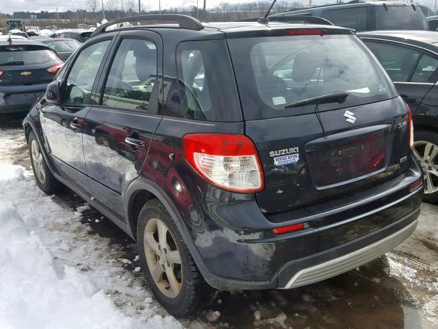 JS2YB413675110518 - 2007 SUZUKI SX4 BLACK photo 3