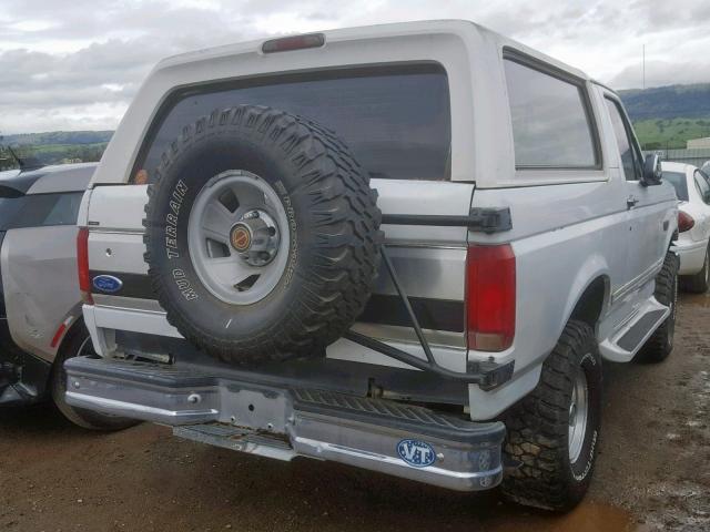 1FMEU15H1RLA18769 - 1994 FORD BRONCO U10 WHITE photo 4