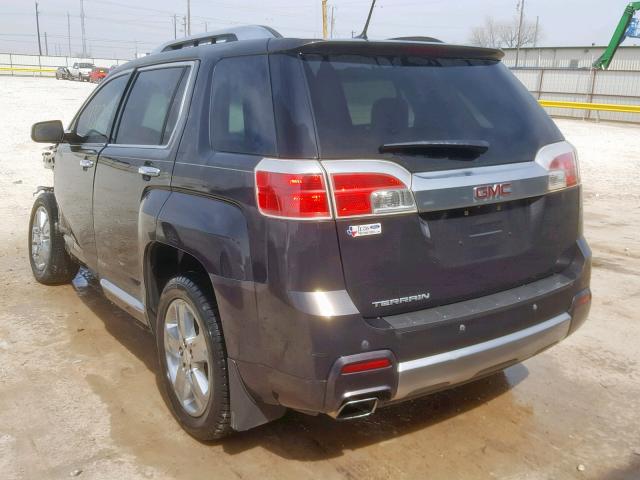 2GKALYEK9D6207430 - 2013 GMC TERRAIN DE CHARCOAL photo 3