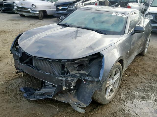 1G1FB1RS9G0159066 - 2016 CHEVROLET CAMARO LT GRAY photo 2