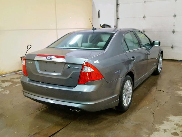 3FADP0L32AR396507 - 2010 FORD FUSION HYB TAN photo 4